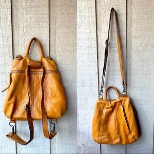 HOBO Convertible leather backpack